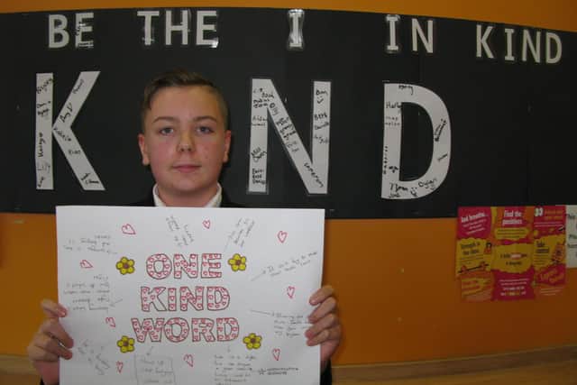 Students at Springwell Community College taking part in Anti-Bullying Week
