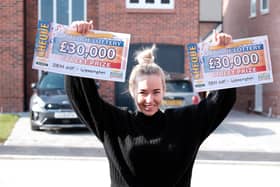 Georgia Hooley was one of five neighbours to win a share of £210,000 on the People's Postcode Lottery and was then left stunned after a video she made about the win went viral, amassing nearly a million views on TikTok