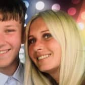The mum of Chesterfield teenager Logan Folger, who died helping a friend, has kindly released this new picture with her beloved son.