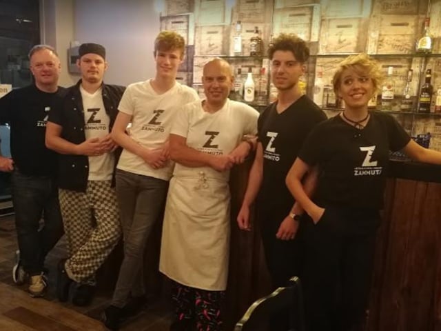 Chefs at Zammuto Steak & Grill House.