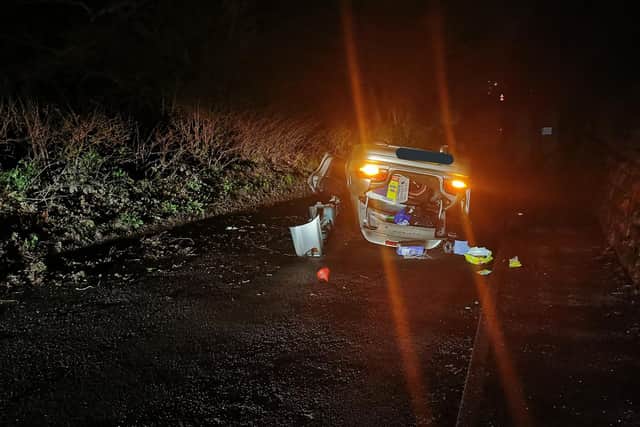 A driver was arrested in Duffield after using his car as a 'hot box' to smoke cannabis and crashing. From Friday, March 25.