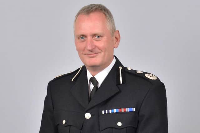 Derbyshire Chief Constable Peter Goodman.