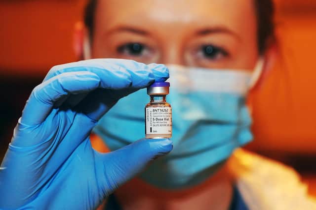 More than 15 million people across the UK have been given their first vaccine. Picture by Michael Gillen