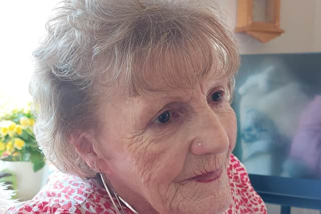 Rosemary Cooper, who lives in Potters Place retirement village, had the piercing done at Pierce of Art studio in Chesterfield as a belated celebration for her birthday which was in April.