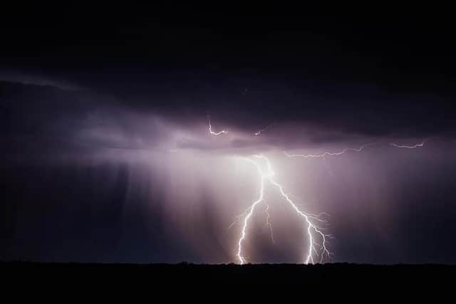 Thunderstorms are forecast to hit Derbyshire.