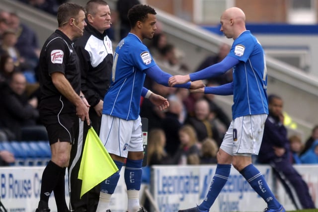 Nicky Ajose played 12 times for Chesterfield after joining on loan at the end of the season. His only goal came against Bury.