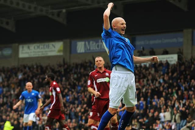 Danny Whitaker pictured in action for Chesterfield against Southend United in October 2010. Image: Getty.