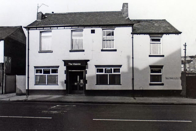 Another image of The Masons, in 1981.