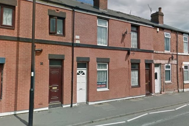This three-bedroom terraced property sold for £50,000 in January.