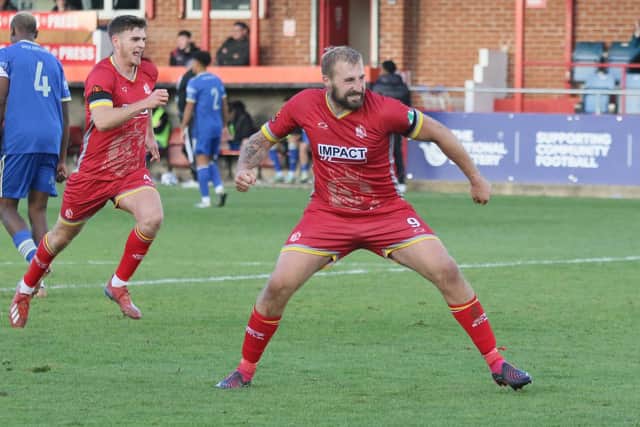 Jake Day was on target once again for Alfreton.