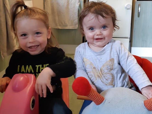 Natalie Storry shared this photo of her children playing at home.