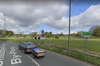 A collision had occurred near the Dronfield roundabout this afternoon.