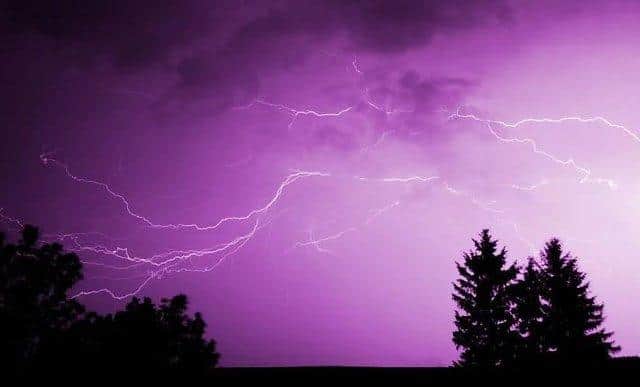 Thunderstorms are expected to hit Derbyshire later this week