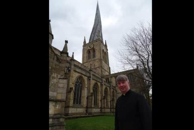 Reverend Patrick Coleman, vicar of Chesterfield's Crooked Spire church.