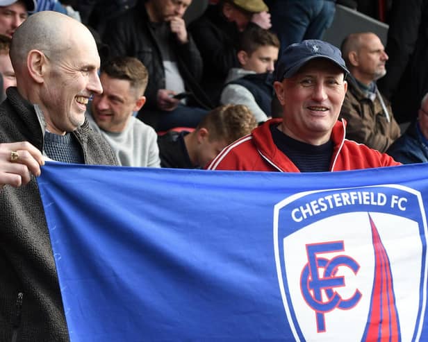 Chesterfield were backed by big crowds home and away this season.
