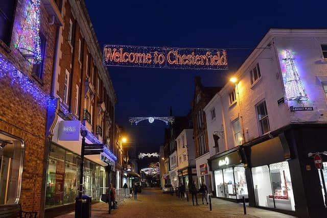 Chesterfield town centre.