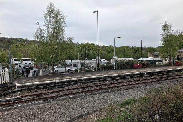 The number of Travellers in Matlock station car park has grown in recent days.