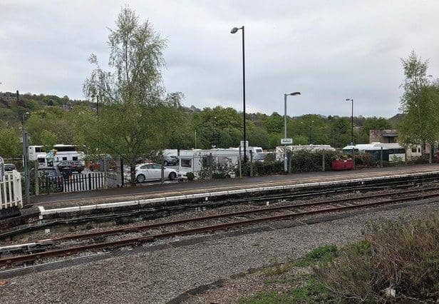 The number of Travellers in Matlock station car park has grown in recent days.