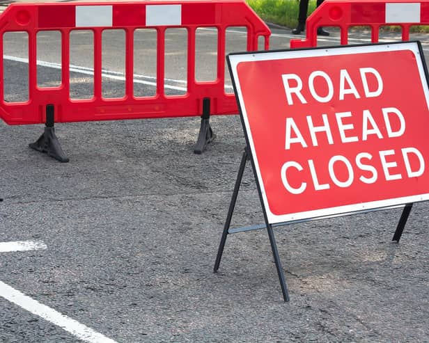 Two roads have been closed in Chesterfield town centre.