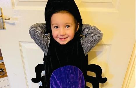Jade Amy Ingleton posts: "Jude age 3 as Incy Wincy Spider."