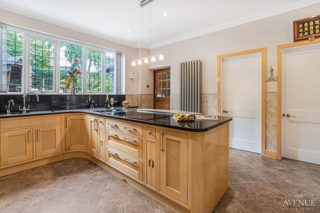The sparkling kitchen at the £1 million-plus Lanesend House even features an integrated wok. Perfect for stir-fry lovers!