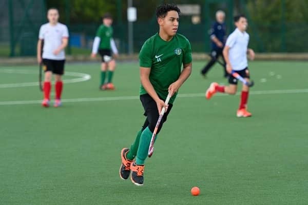 Isaac Anderson in action for Chesterfield 4s. Photo by Shaun Hardwick.
