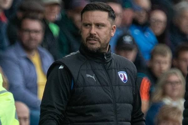 Chesterfield assistant manager Danny Webb.
