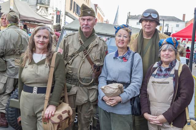 Chesterfield's 1940s market is popular with stallholders, residents and visitors.
