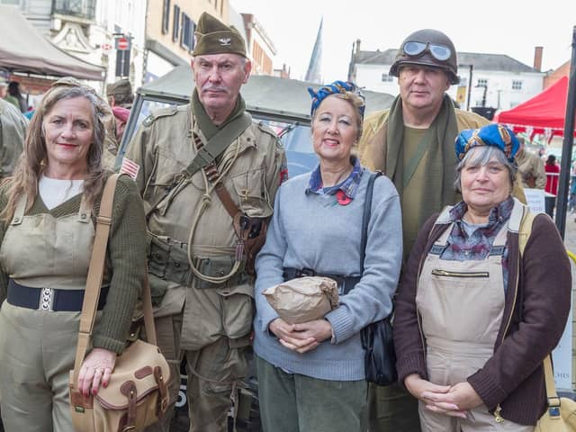 Chesterfield's 1940s market is popular with stallholders, residents and visitors.