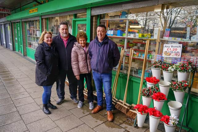 Wisebuys, Staveley is closing down as the family owners are retiring. Lindsay Vaughan, Wayne Vaughan, June Vaughan and Andrew Page.