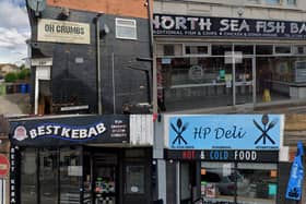 A selection of the takeaways available Chesterfield Eats, including - Oh Crumbs, North Sea Fish Bar, Best Kebab, and HP Deli.