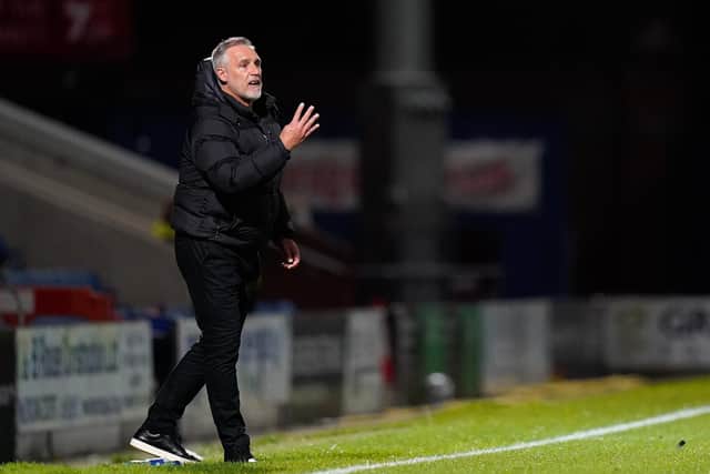 Chesterfield manager John Pemberton is looking at the bigger picture, but understands he needs results as well.