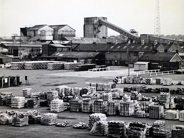 Pye Hill Colliery and pipeyard in the 1980's.