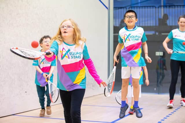 Squash Stars is aimed at getting young people active and improve their health 