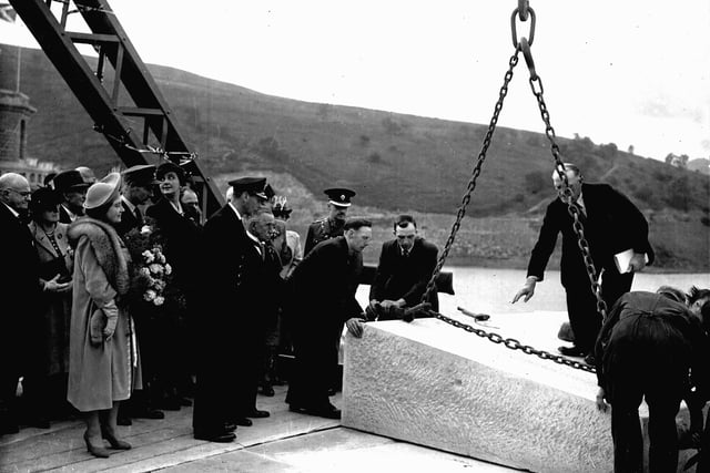 The King and Queen at the opening of Ladybower Reservoir in 1947