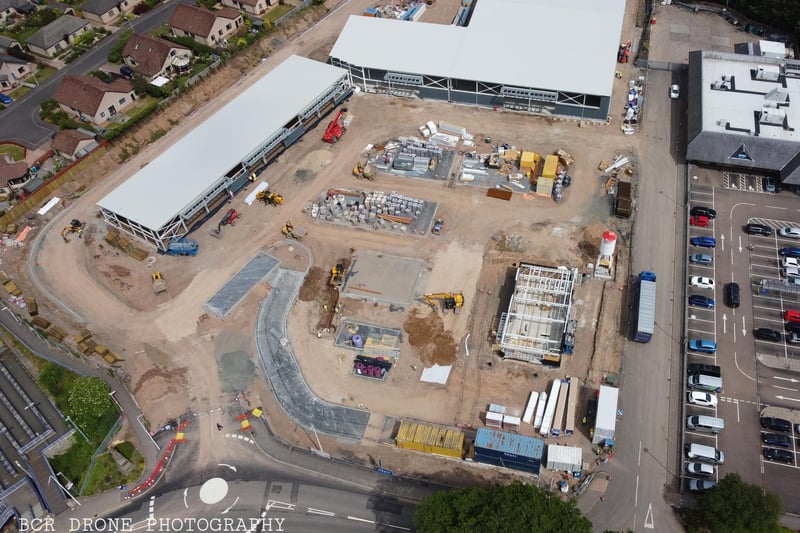 One of the latest shots of the retail park.