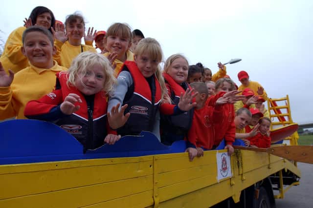 The start of the South Tyneside Cookson Festival parade 17 years ago. Are you in the picture?
