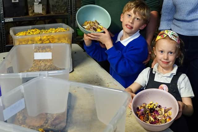 The business offers customers a bespoke mix of confetti and packaging to make each occasion truly unique. (Photo: Brian Eyre/Derbyshire Times)
