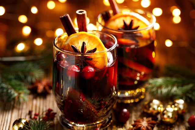 The warming mulled wine comes top of this list this Christmas season, ranked as the UK’s favourite festive drink (Photo: Shutterstock)