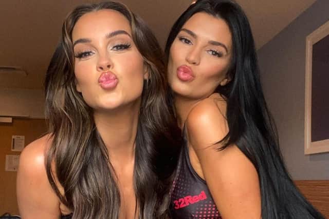 Best friends Antonia Salt and Kayleigh Dobono from Chesterfield say they feel incredibly 'lucky' to have been ring girls for the Fury v Whyte fight at Wembley Stadium