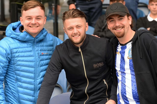 Wednesday supporters at Huddersfield Town.