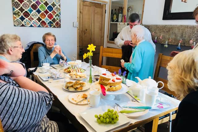 Tom has hosted tea parties at his home for elderly people as part of a voluntary project for Re-engage. He said that he heard amazing stories from them including one lady who nursed soldiers at Dunkirk during the war.