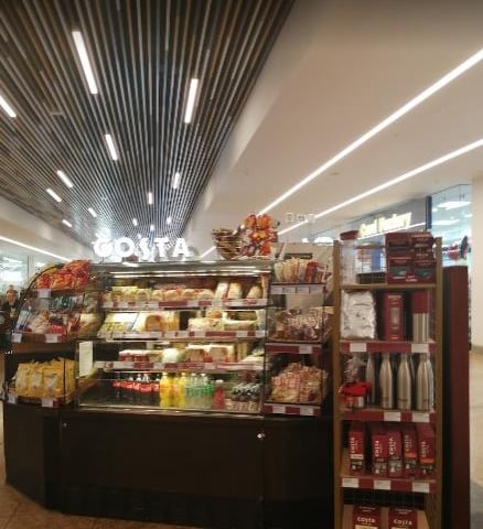 Indulge in all the spectacular hot drinks, iced coolers, sweet snacks and sandwiches available at Costa.