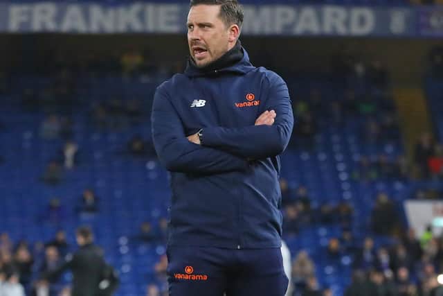 First-team coach Danny Webb.