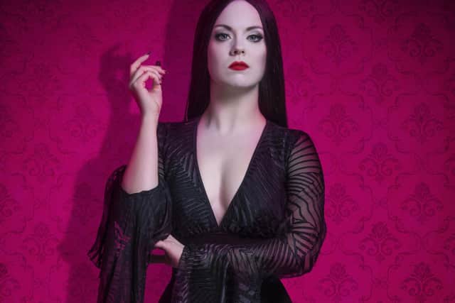 Joanne Clifton as Morticia in The Addams Family (photo: Craig Sugden).