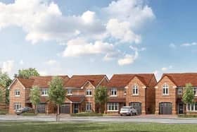 Pictured Is  at typical street scene of a Harron Homes development. Courtesy Of Harron Homes