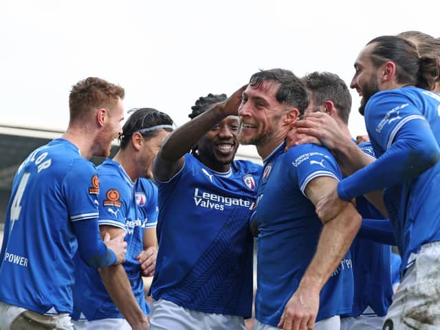 Chesterfield beat AFC Fylde to edge closer to promotion. Picture: Tina Jenner.