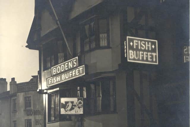 Boden's Fish Buffet in the 1930s when it was run by Adelaide's son John