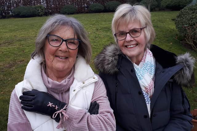 Denise Hudson, 79, and Suzanne Mitchell, 77, from Dronfield, were both diagnosed with bowel cancer within months of each other.