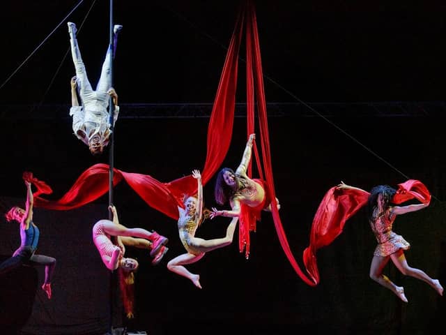 Luminosa will perform daring feats in a circus cabaret. (photo: Luke MacGregor)